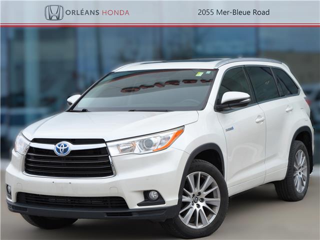 2016 Toyota Highlander Hybrid XLE (Stk: 16-M2201) in Orléans - Image 1 of 34
