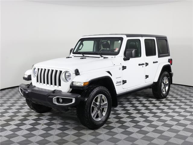 2021 Jeep Wrangler Unlimited Sahara (Stk: 24J098A) in Calgary - Image 1 of 23