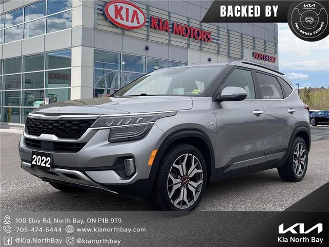 2022 Kia Seltos SX Turbo w/Burgundy Interior (Stk: 25-730P) in North Bay - Image 1 of 24