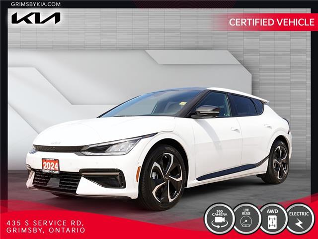 2024 Kia EV6 Land w/GT-Line Pkg 2 AWD | SUN ROOF | LOW KM (Stk: U3079) in Grimsby - Image 1 of 17