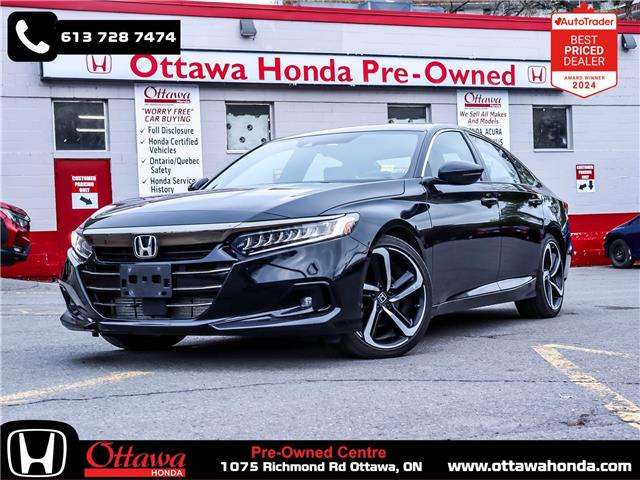 2021 Honda Accord Sport 2.0T (Stk: L14150) in Ottawa - Image 1 of 27