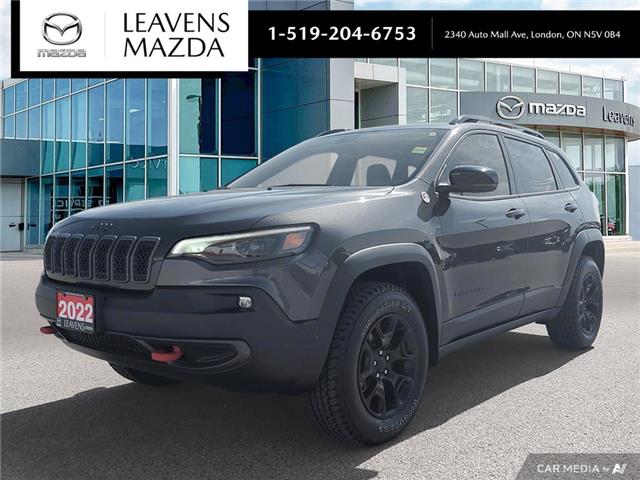 2022 Jeep Cherokee Trailhawk (Stk: 14-P0740) in London - Image 1 of 27