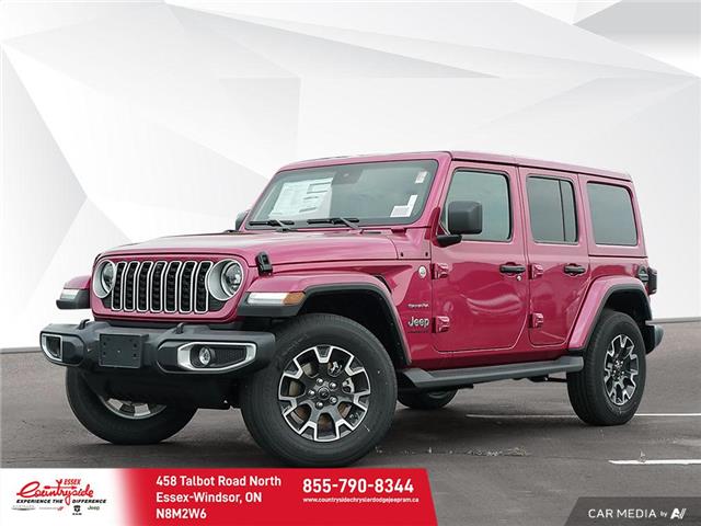 2024 Jeep Wrangler Sahara (Stk: 24308) in Essex-Windsor - Image 1 of 27
