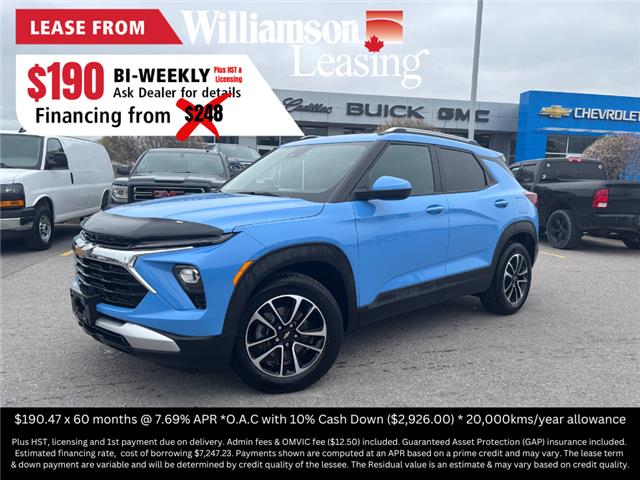 2024 Chevrolet TrailBlazer LT Blue with 25,082km at $28,962