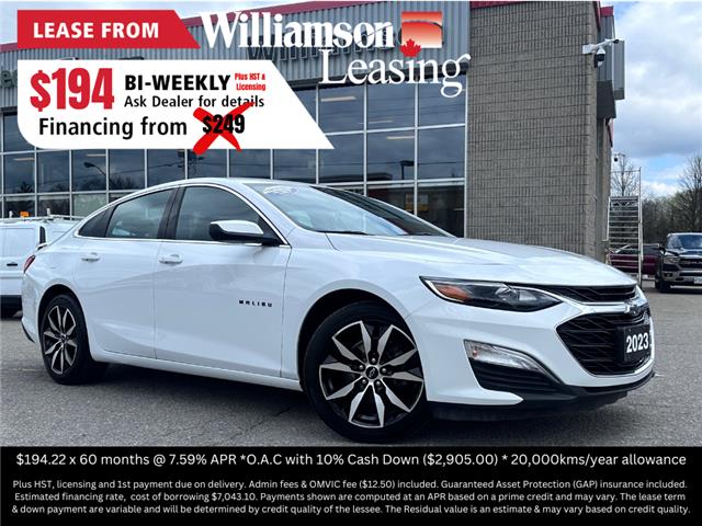 2023 Chevrolet Malibu RS (Stk: W8915) in Uxbridge - Image 1 of 22