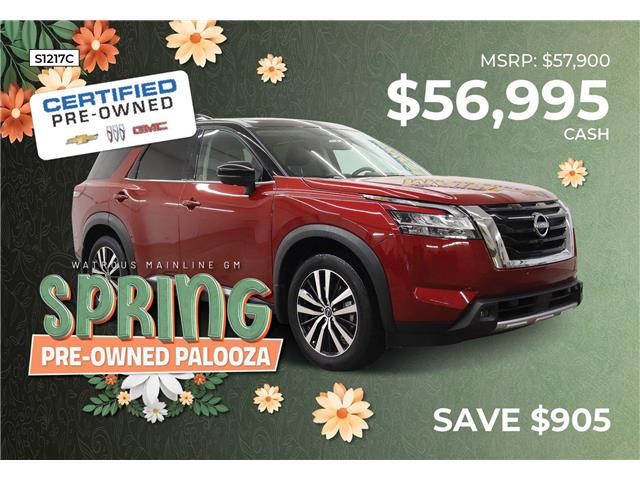 2024 Nissan Pathfinder Platinum (Stk: S1217C) in Watrous - Image 1 of 45