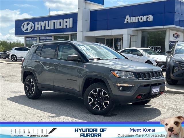 2021 Jeep Compass Trailhawk (Stk: 261135A) in Aurora - Image 1 of 7