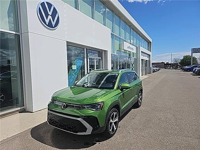 2025 Volkswagen Taos Highline Green with 940km at $40,000