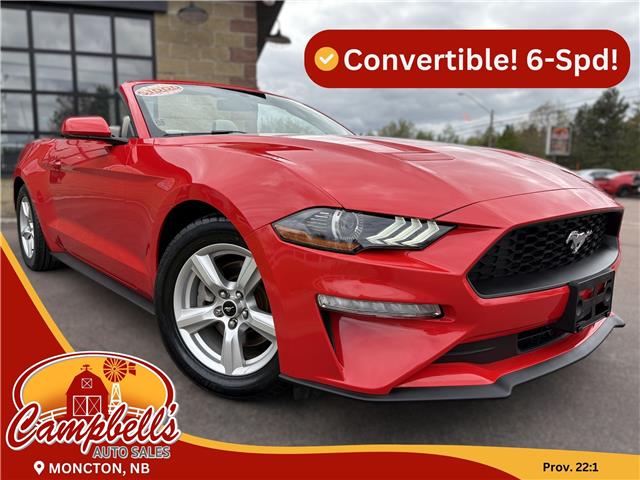 2018 Ford Mustang EcoBoost (Stk: A-160550) in Moncton - Image 1 of 20