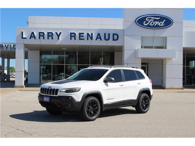 2021 Jeep Cherokee Trailhawk (Stk: BR255A) in Harrow - Image 1 of 11