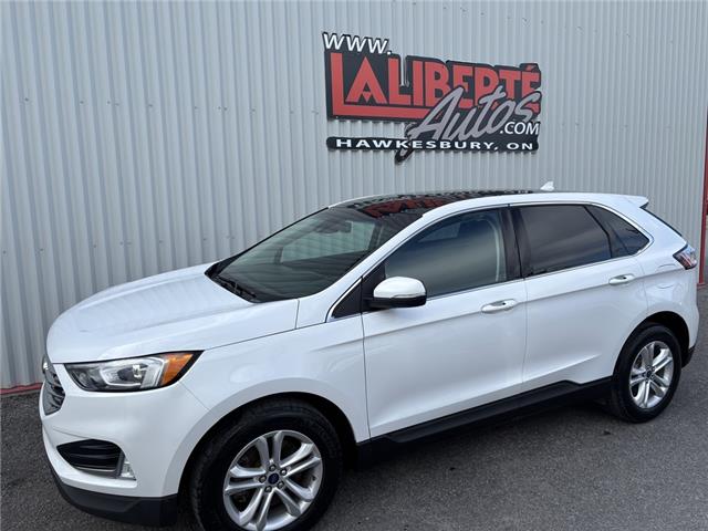 2019 Ford Edge SEL White with 119,600km at 6 950 $
