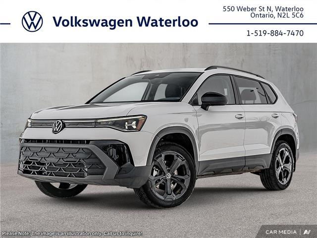 2025 Volkswagen Taos Comfortline Black Edition (Stk: 11725OE93743467) in Waterloo - Image 1 of 19