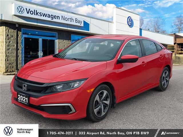 2021 Honda Civic LX (Stk: 25118AA) in North Bay - Image 1 of 20