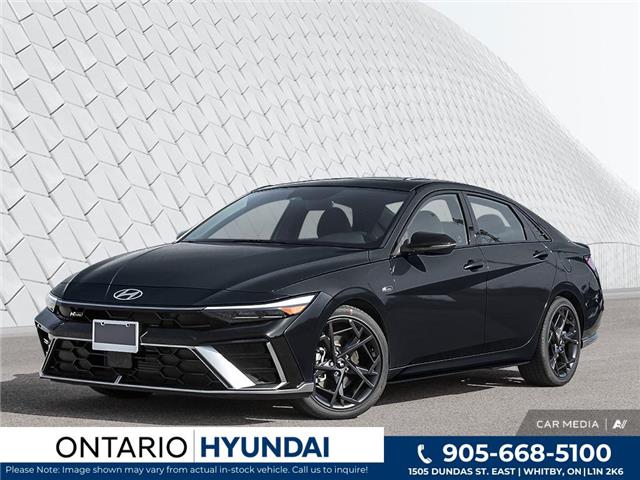 2025 Hyundai Elantra N Line Ultimate DCT Black with 18km at $38,402