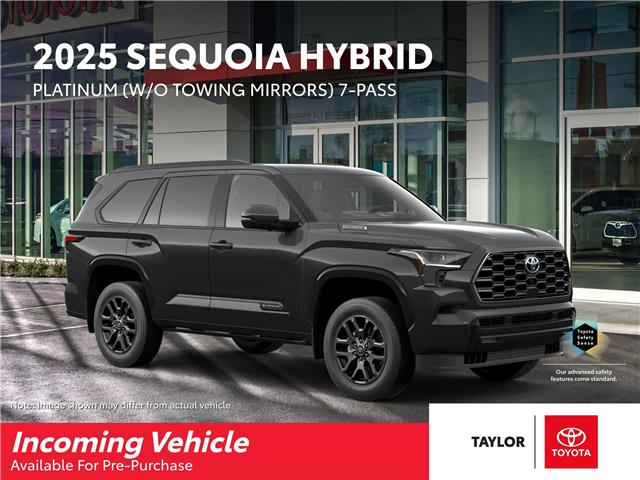 New 2025 Toyota Sequoia Platinum  - Regina - Taylor Toyota