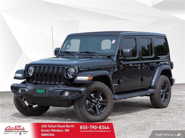 2023 Jeep Wrangler Sahara (Stk: 62434) in Essex-Windsor - Image 1 of 31