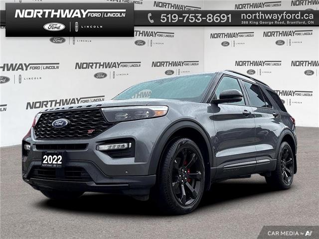 2022 Ford Explorer ST (Stk: 5EX1043A) in Brantford - Image 1 of 22