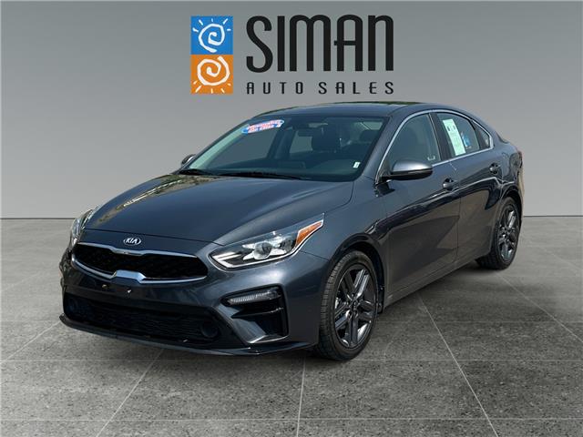 2021 Kia Forte EX+ Grey with 78,400km at $20,988