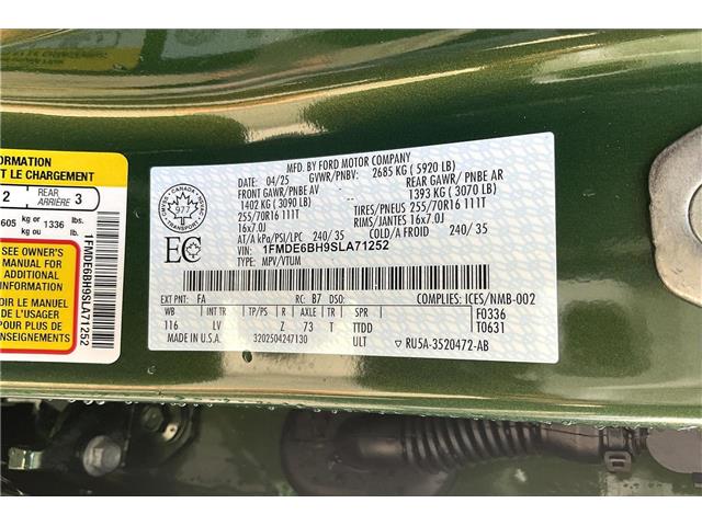 2025 Ford Bronco Base (Stk: 25BR1252) in Vancouver - Image 13 of 14