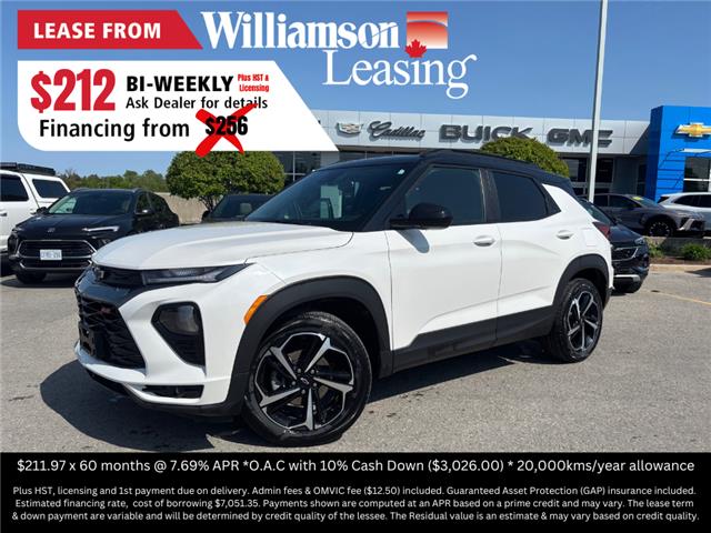 2023 Chevrolet TrailBlazer RS (Stk: U8836A) in Uxbridge - Image 1 of 11