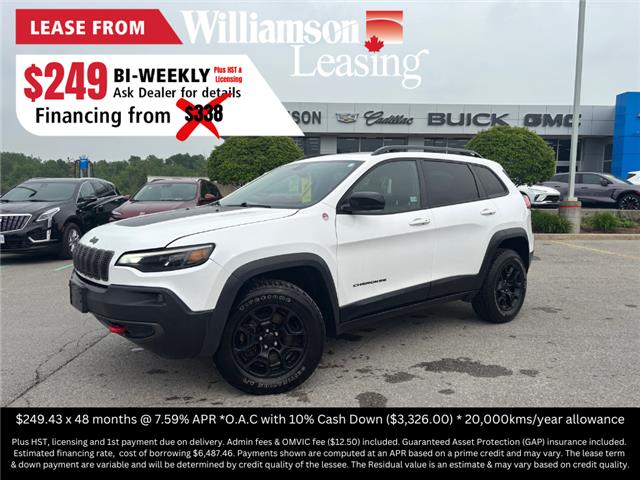 2022 Jeep Cherokee Trailhawk (Stk: 25928A) in Uxbridge - Image 1 of 11