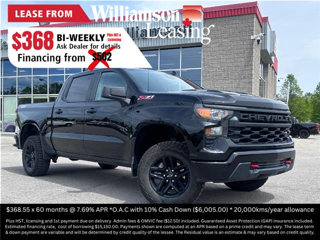 2024 Chevrolet Silverado 1500 Custom Trail Boss (Stk: W9013) in Uxbridge - Image 1 of 9