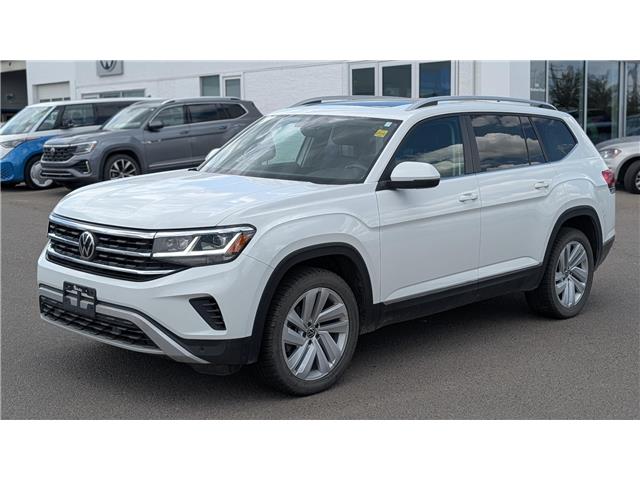 2021 Volkswagen Atlas 3.6 FSI Highline (Stk: KU0375) in Okotoks - Image 1 of 11