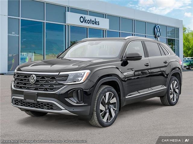2025 Volkswagen Atlas Cross Sport 2.0 TSI Highline (Stk: KV55934) in Okotoks - Image 1 of 25