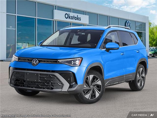 2025 Volkswagen Taos Comfortline (Stk: ZM7199) in Okotoks - Image 1 of 21