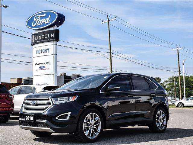 2018 Ford Edge Titanium (Stk: VF00344A) in Chatham - Image 1 of 28