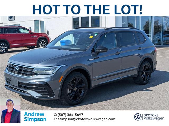 2023 Volkswagen Tiguan Comfortline R-Line Black (Stk: KS-144A) in Okotoks - Image 1 of 11