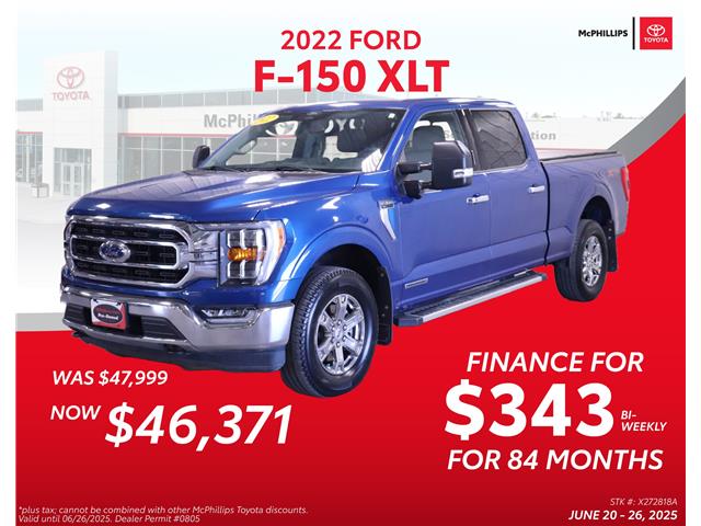 2022 Ford F-150  (Stk: X272818A) in Winnipeg - Image 1 of 18