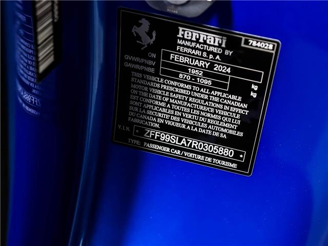 2024 Ferrari 296 GTB Base (Stk: C880) in Vaughan - Image 35 of 43