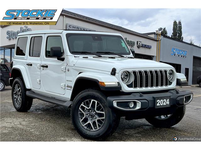 2024 Jeep Wrangler Sahara Bright White with 6,154km at $51,499