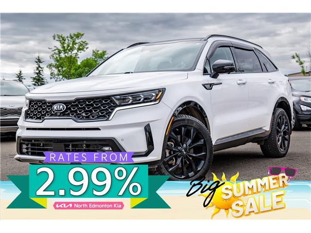 2021 Kia Sorento 2.5T SX w/Black Leather (Stk: 26SP4428ZA) in Edmonton - Image 1 of 29