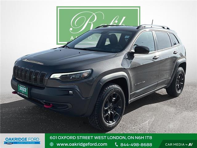 2022 Jeep Cherokee Trailhawk (Stk: C54350A) in London - Image 1 of 29