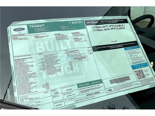 2025 Ford Transit-250 Cargo Base (Stk: 25TR8181) in Vancouver - Image 14 of 14