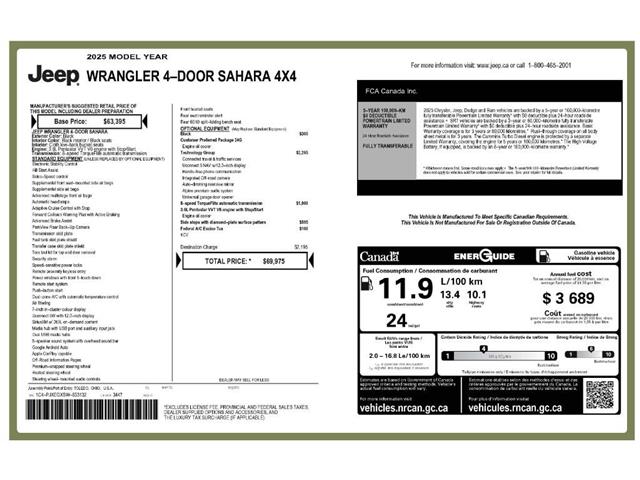 2025 Jeep Wrangler Sahara (Stk: 250308) in Windsor - Image 24 of 24