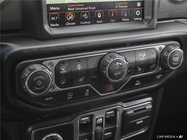 2021 Jeep Wrangler Unlimited Sahara (Stk: 99583A) in St. Thomas - Image 20 of 27