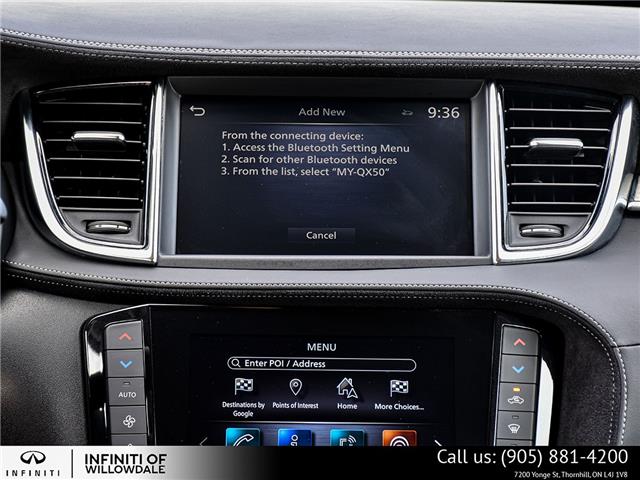 2024 Infiniti QX50 Sensory (Stk: U30002) in Thornhill - Image 21 of 29