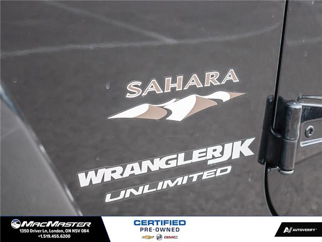 2018 Jeep Wrangler JK Unlimited Sahara (Stk: 250878A) in London - Image 12 of 30