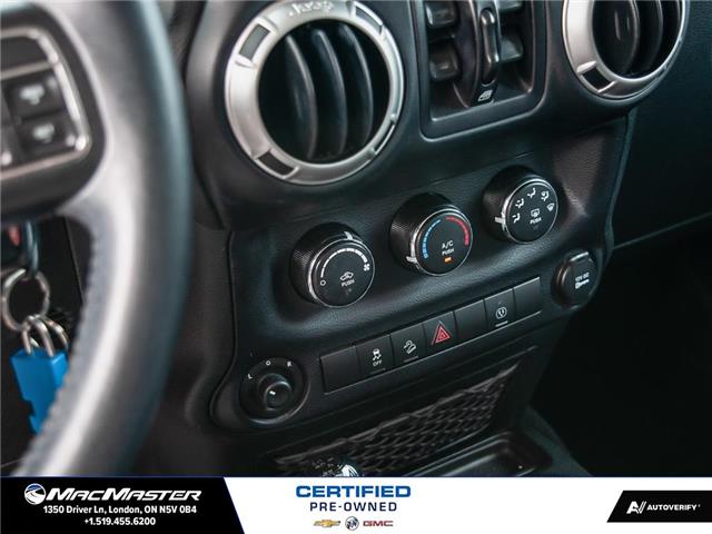 2018 Jeep Wrangler JK Unlimited Sahara (Stk: 250878A) in London - Image 24 of 30