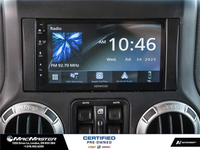 2018 Jeep Wrangler JK Unlimited Sahara (Stk: 250878A) in London - Image 25 of 30