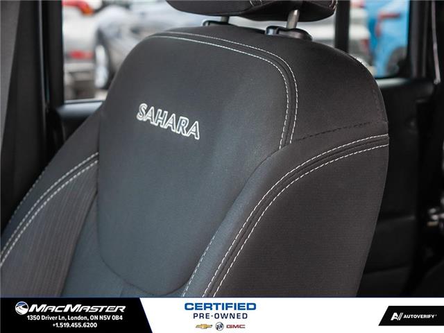 2018 Jeep Wrangler JK Unlimited Sahara (Stk: 250878A) in London - Image 27 of 30