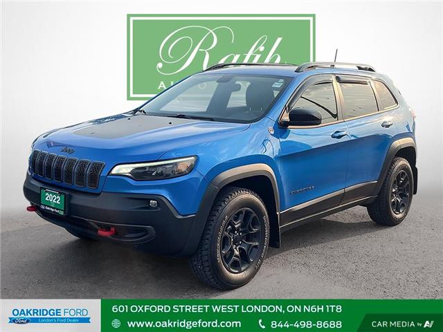 2022 Jeep Cherokee Trailhawk (Stk: C54547A) in London - Image 1 of 29