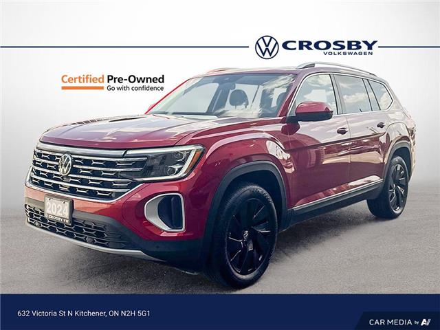 2024 Volkswagen Atlas 2.0 TSI Highline Dark Red with 56,691km at $47,999
