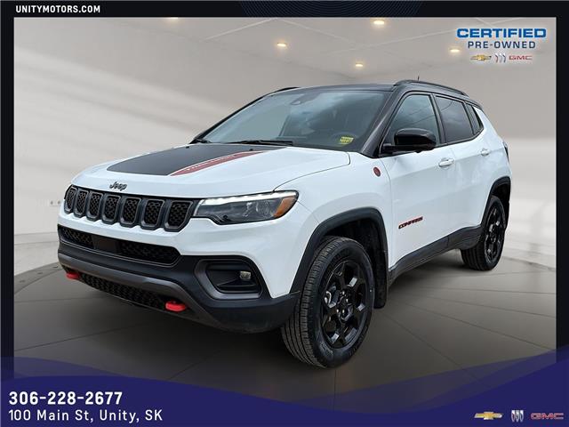 2023 Jeep Compass Trailhawk (Stk: 25TV6589A) in Unity - Image 1 of 18