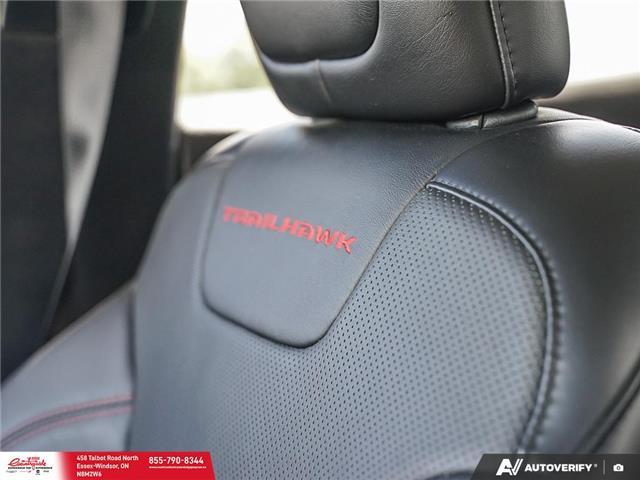 2020 Jeep Cherokee Trailhawk (Stk: 62489) in Essex-Windsor - Image 27 of 31