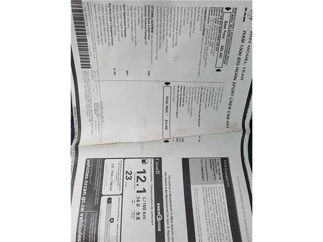 2025 RAM 1500 Big Horn (Stk: 25001A) in New Hamburg - Image 9 of 16