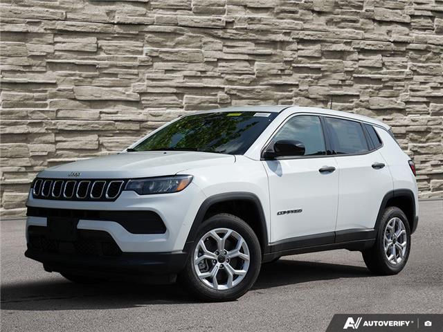 2025 Jeep Compass Sport White with 10km at $35,014
